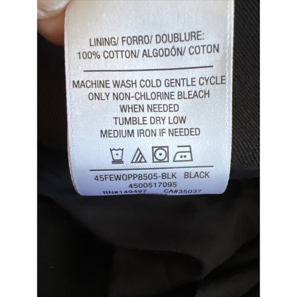 Favorite Daughter The Favorite Pant Trouser Black Pleated Wide Leg Size 10 Z26 - Picture 10 of 12